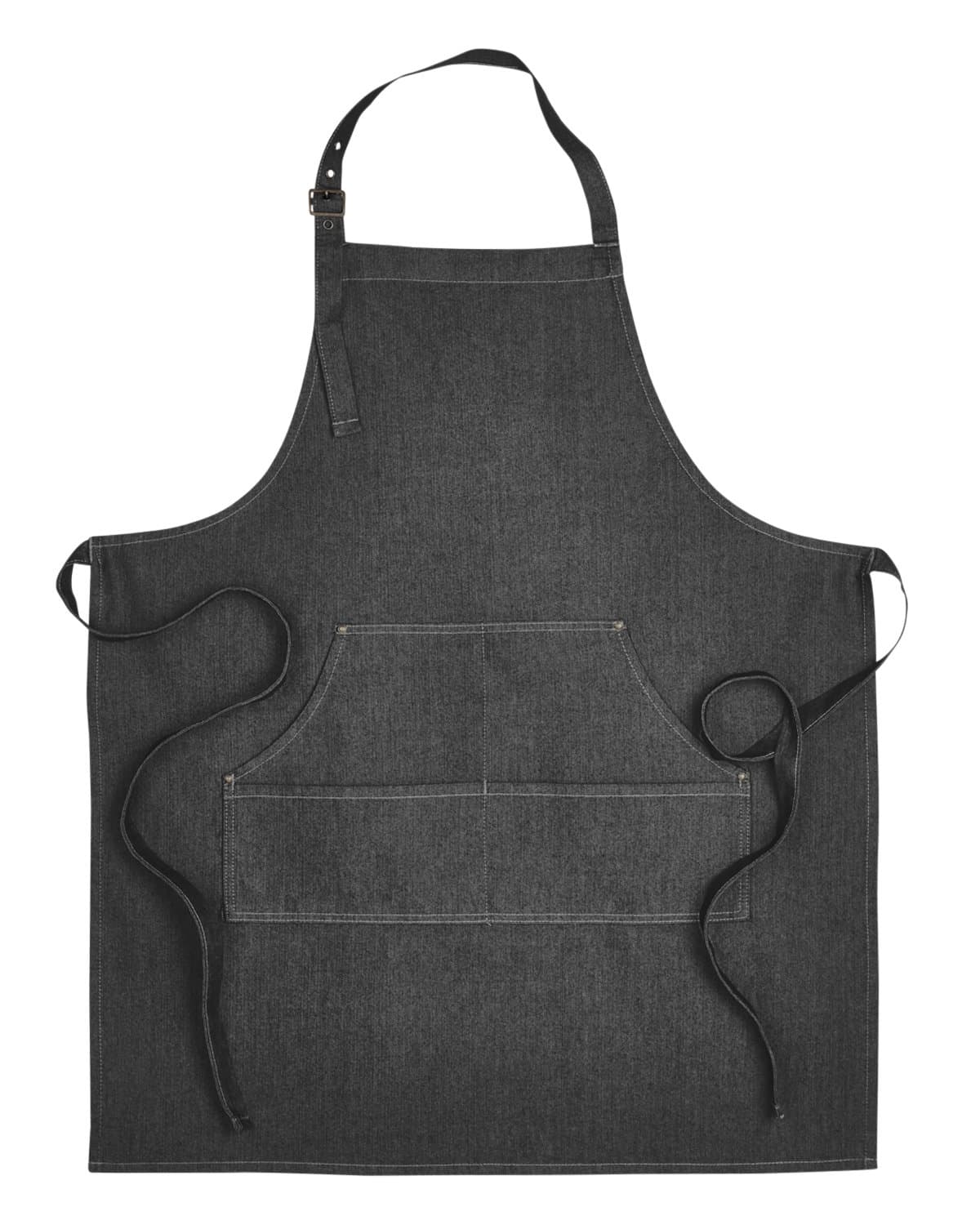 Image for Unisex Jeans Stitch Denim Bib Apron