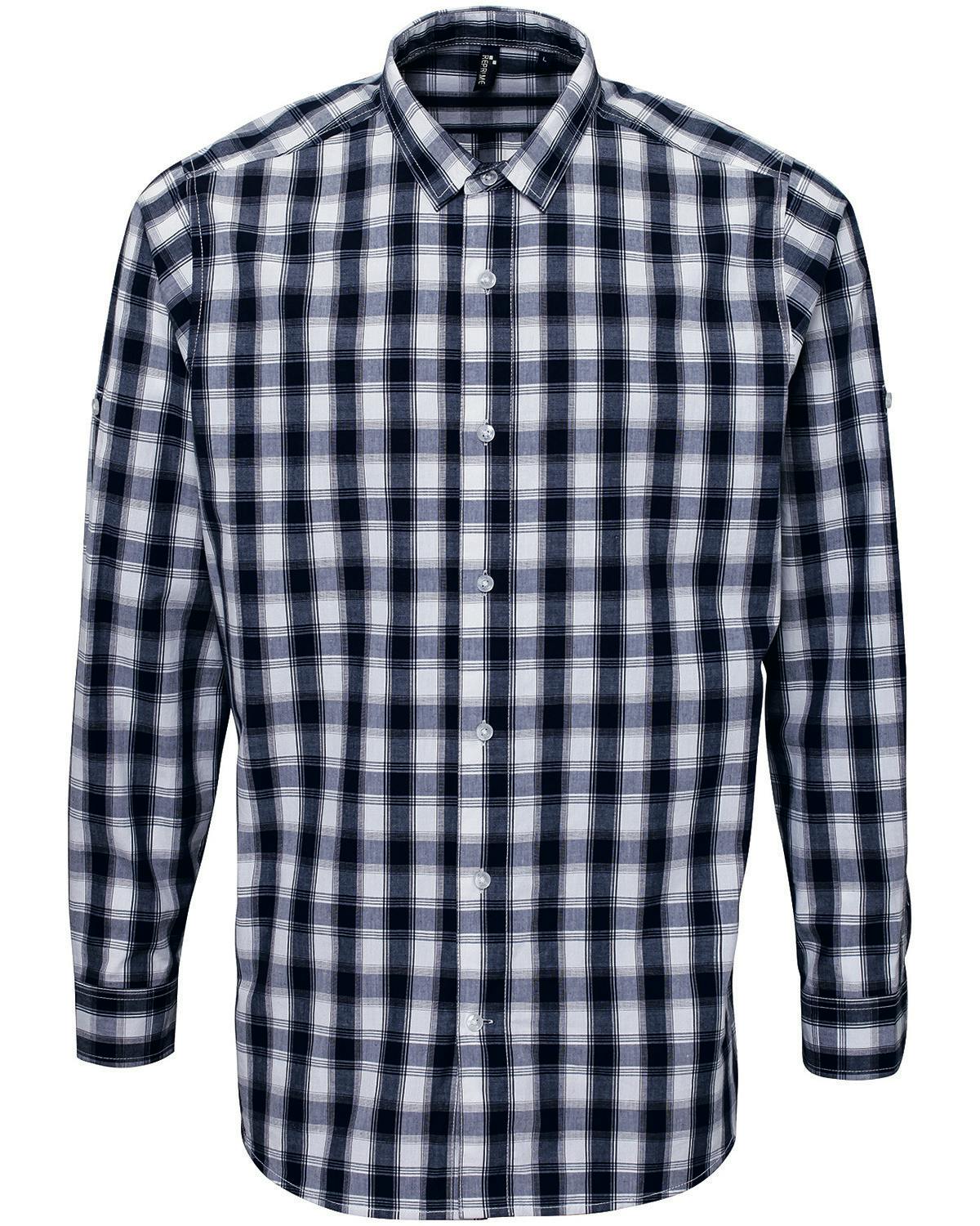 Image for Men's Mulligan Check Long-Sleeve Cotton Shirt
