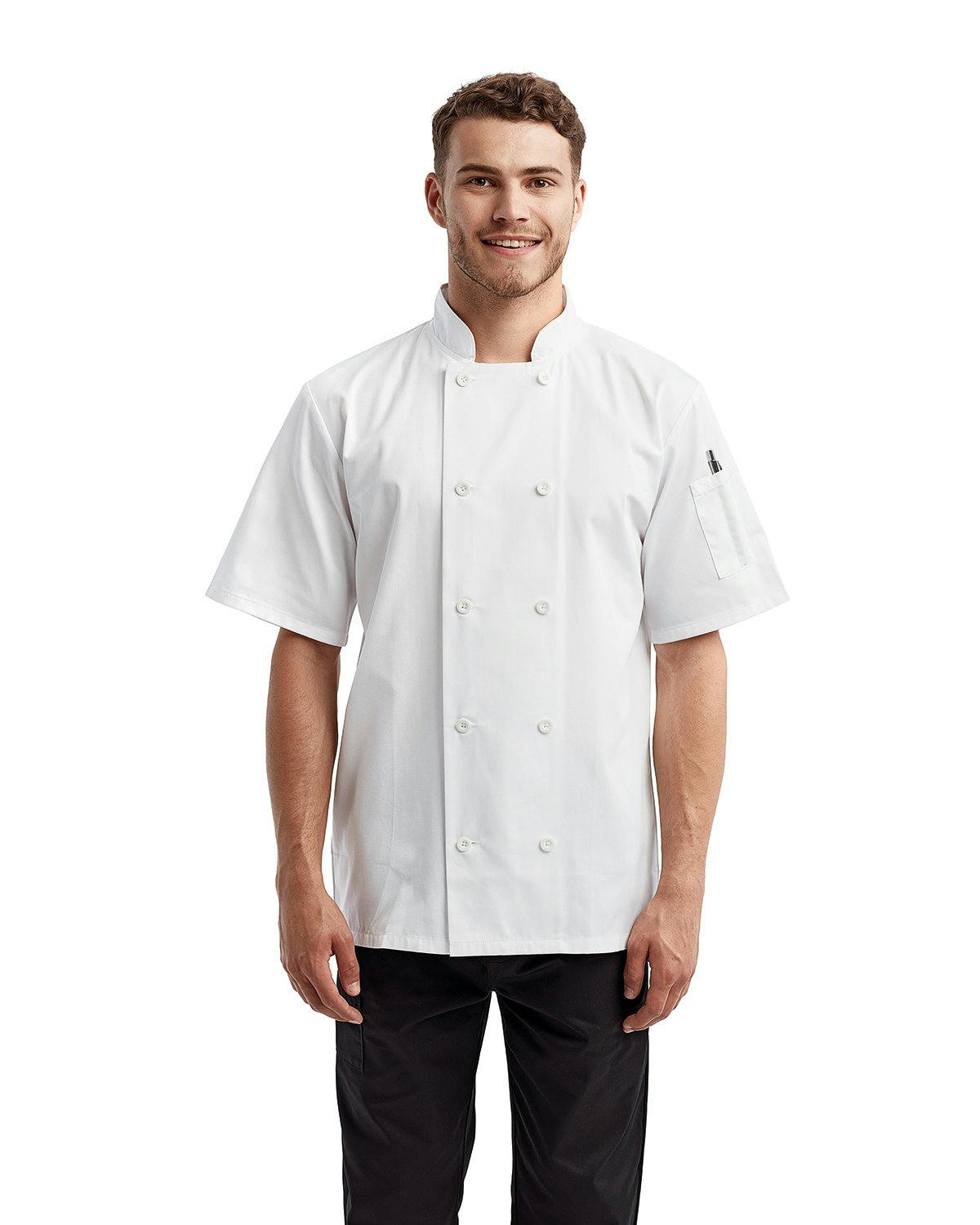 Image for Unisex Short-Sleeve Recycled Chef's Coat