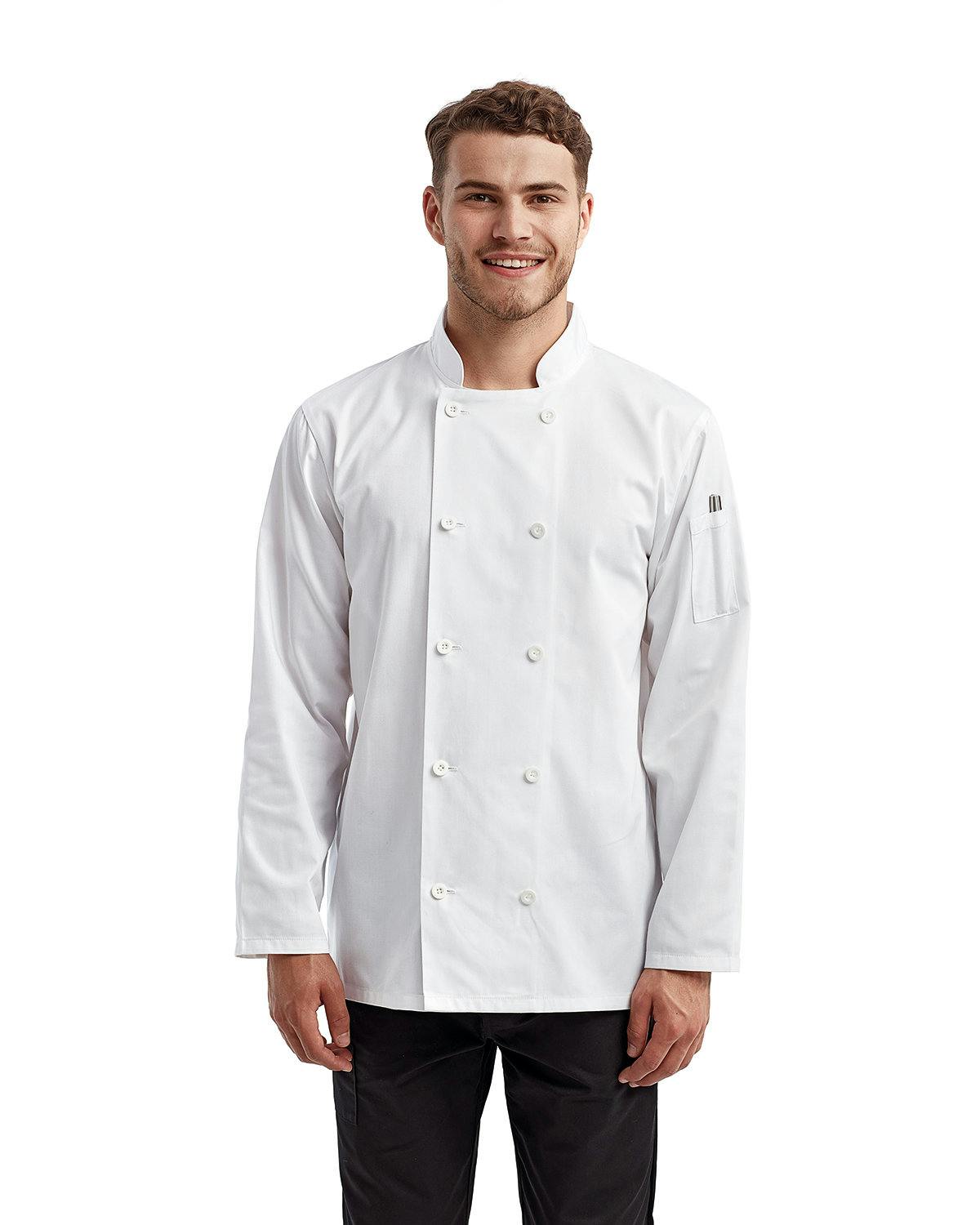 Image for Unisex Long-Sleeve Recycled Chef's Coat