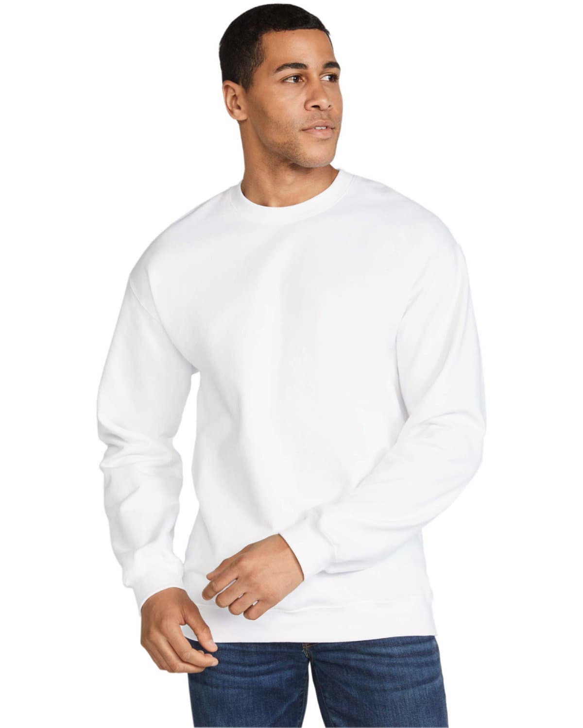 Image for Adult Softstyle® Fleece Crew Sweatshirt