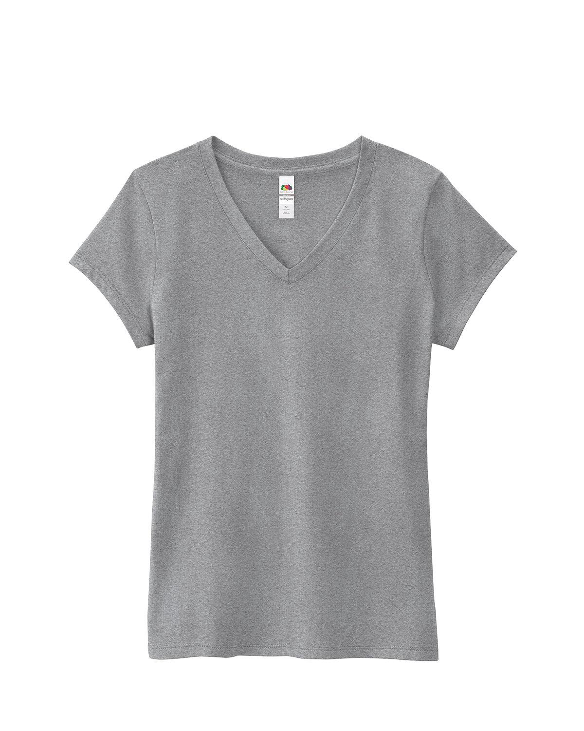 Image for Ladies' Sofspun® Jersey Junior V-Neck T-Shirt