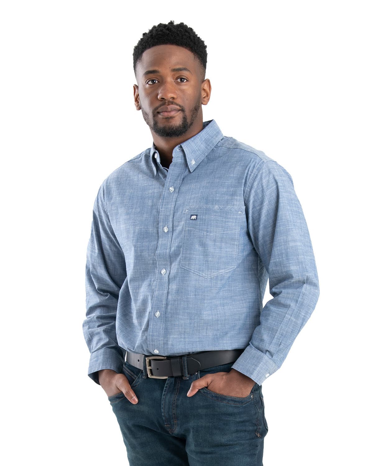 Image for Men's Foreman Flex180 Chambray Button-Down Woven Shirt