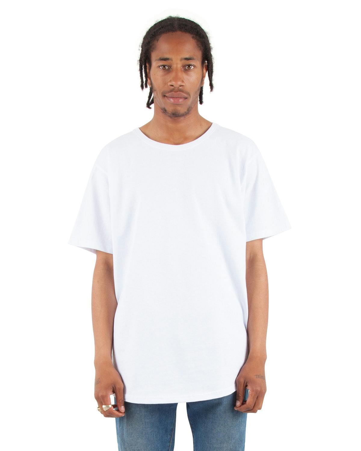 Image for Adult Curved Hem Long T-Shirt