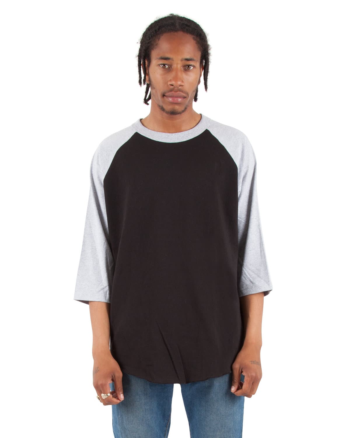 Image for Adult Three-Quarter Sleeve Raglan T-Shirt