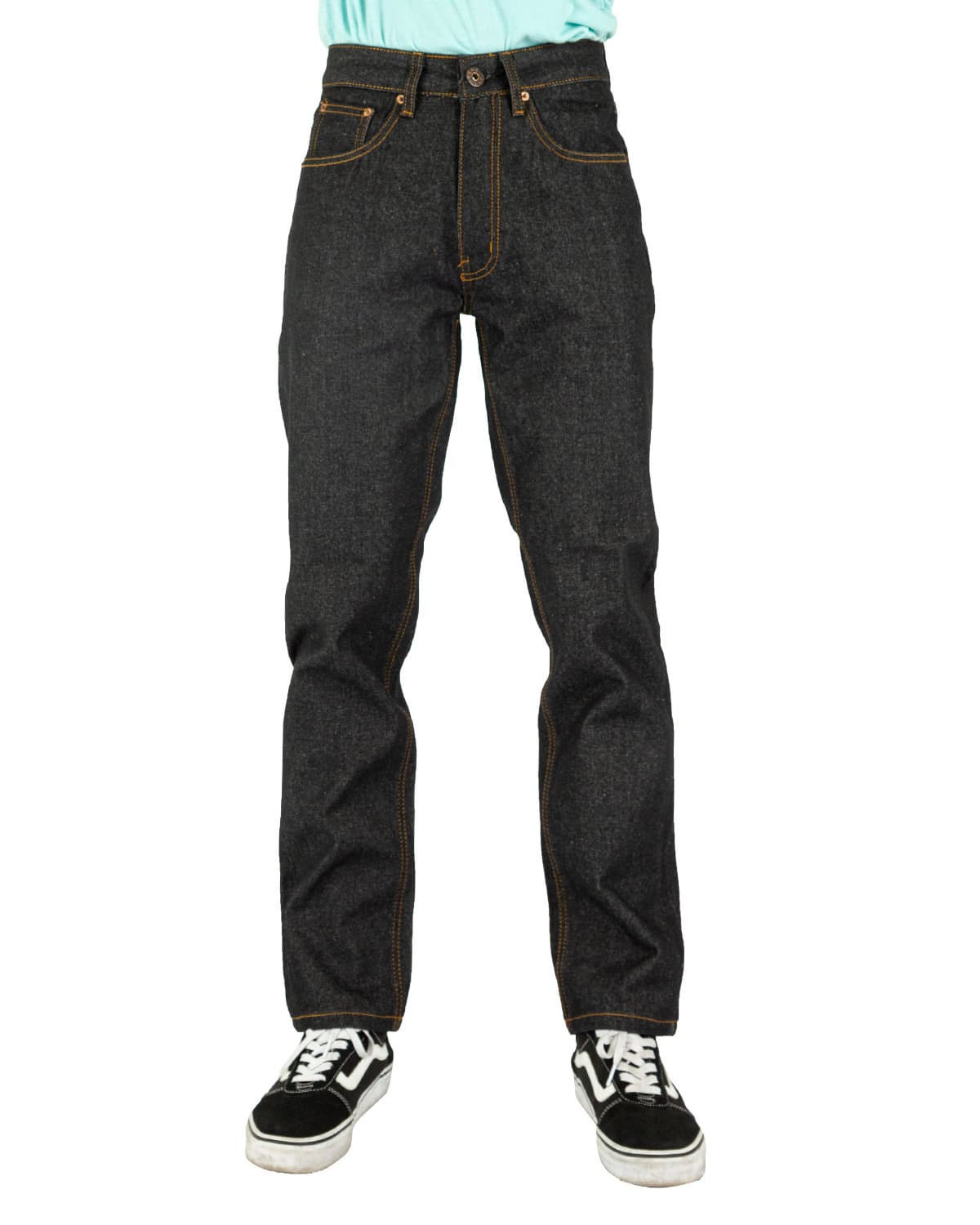 Image for Men's Raw Denim Straight-Leg Jean Pant