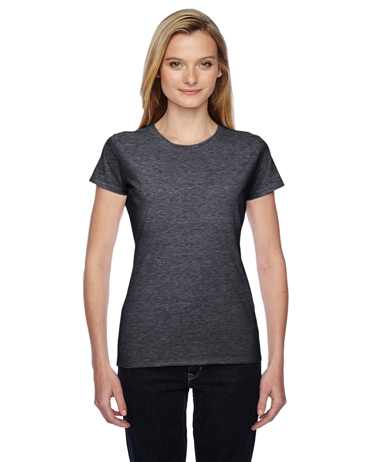 Image for Ladies' Sofspun® Jersey Junior Crew T-Shirt