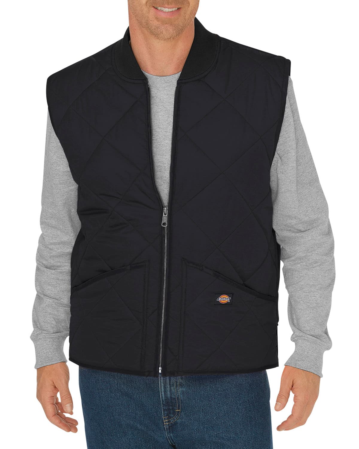 Image for Unisex Diamond Quilted Nylon Vest