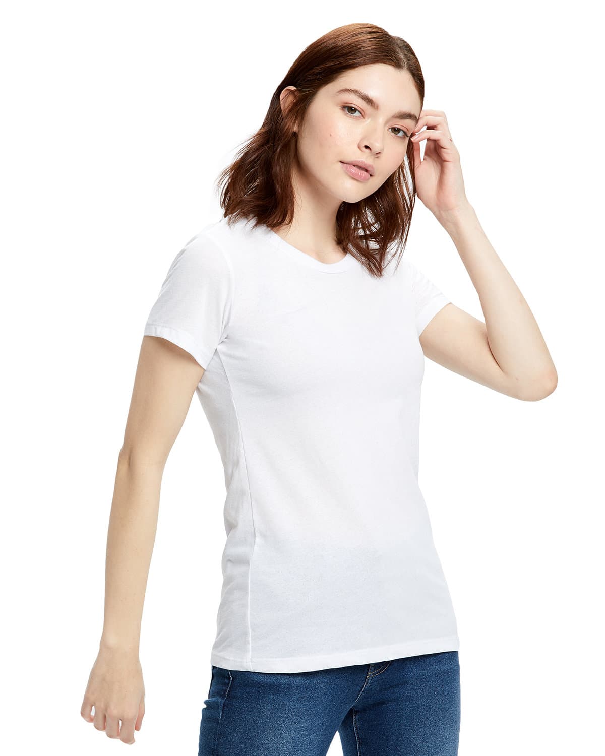 Image for Ladies' USA Made Organic Crewneck T-Shirt