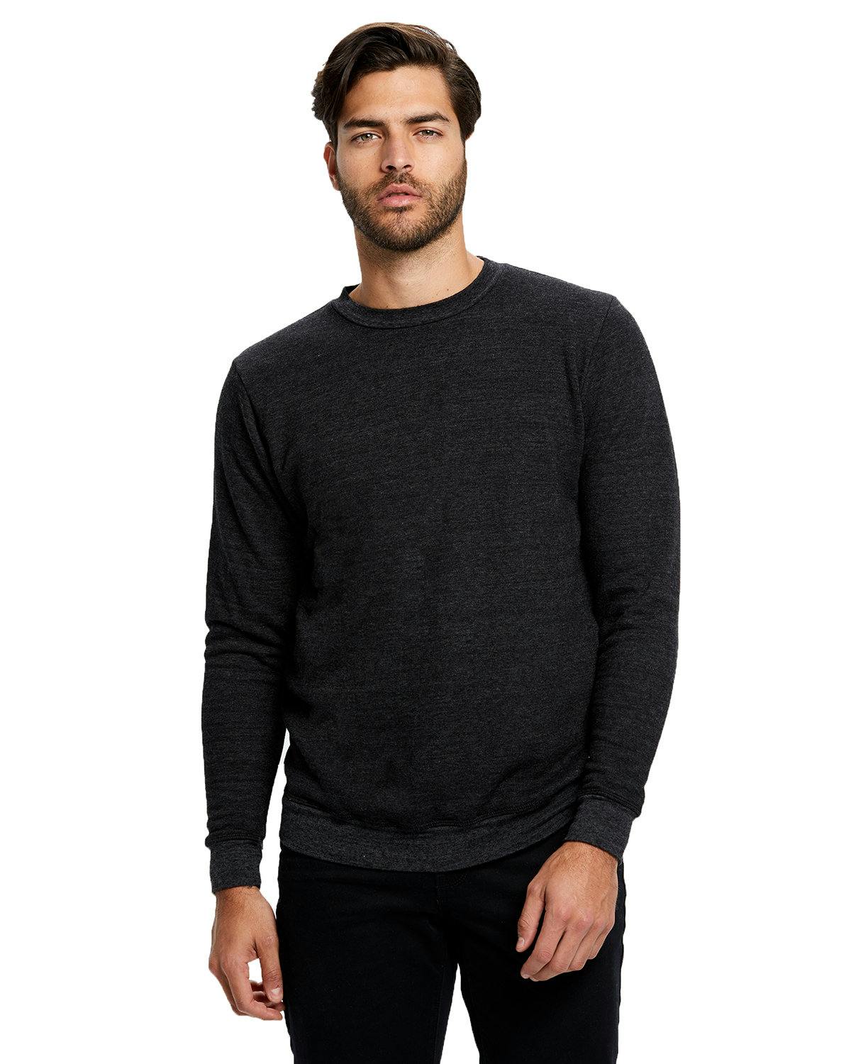 Image for Unisex Heavyweight Loop Terry Triblend Long-Sleeve Crew