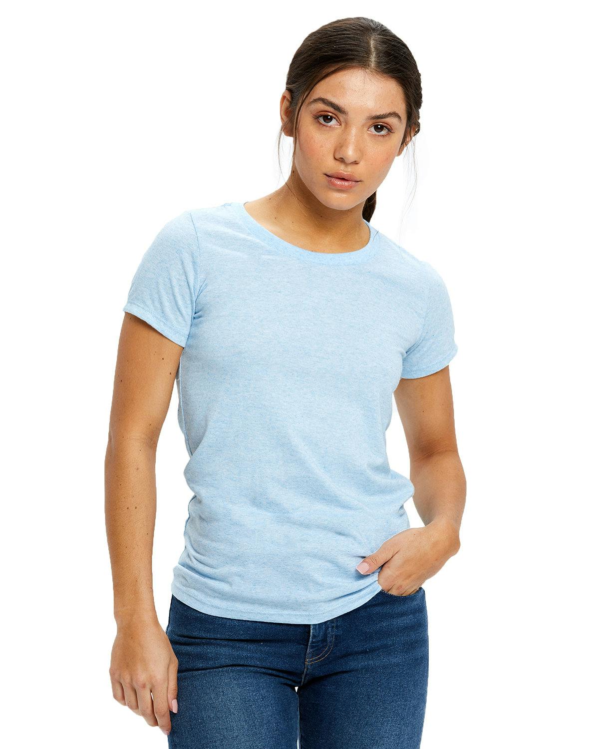 Image for Ladies' Short-Sleeve Triblend Crew