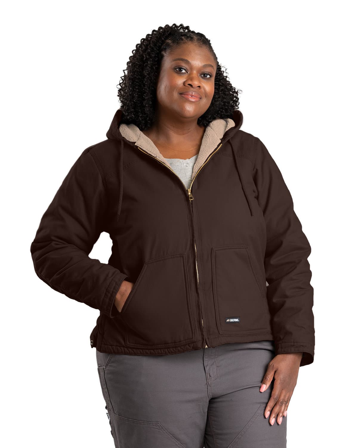 Image for Ladies' Softstone Hooded Coat