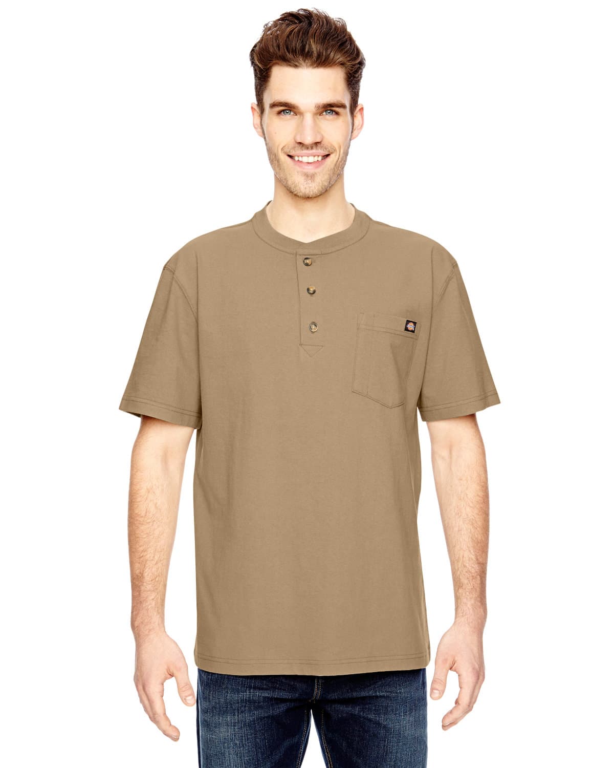 Image for Men's Heavyweight Work Henley