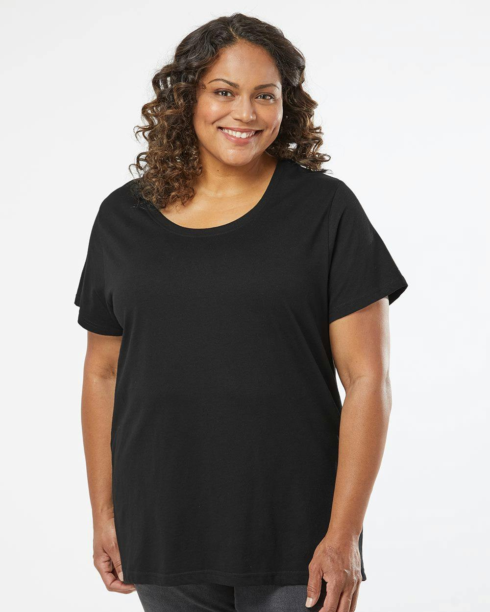 Image for Curvy Collection Women's Fine Jersey Tee - 3816