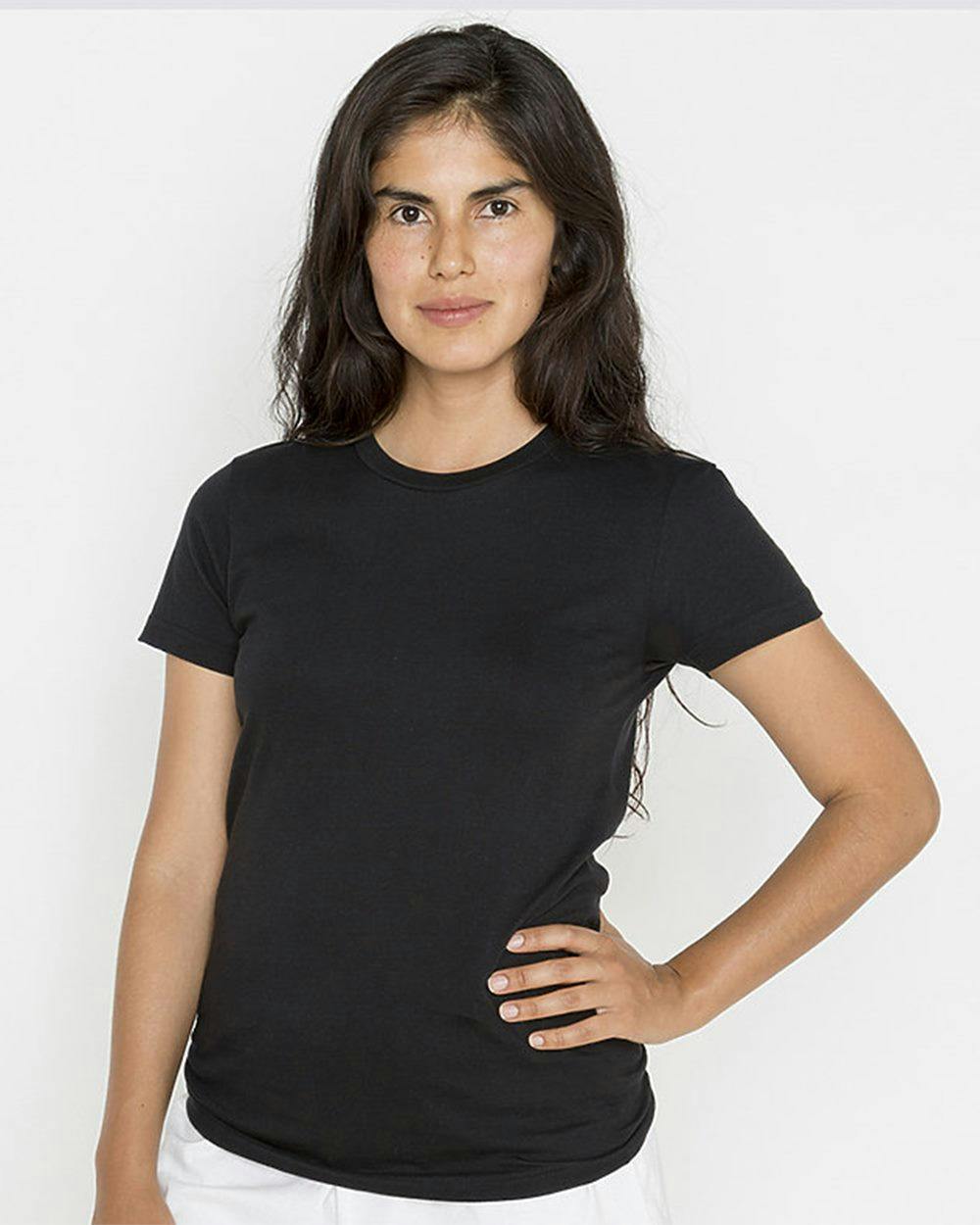 Image for USA-Made Women's Fine Jersey T-Shirt - 21002