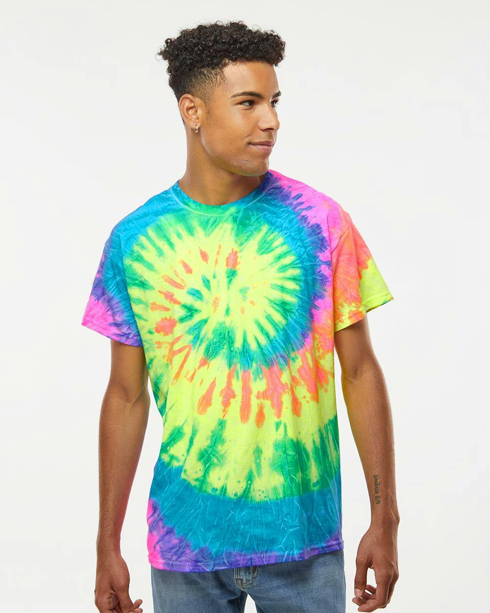 Image for Multi-Color Tie-Dyed T-Shirt - 1000