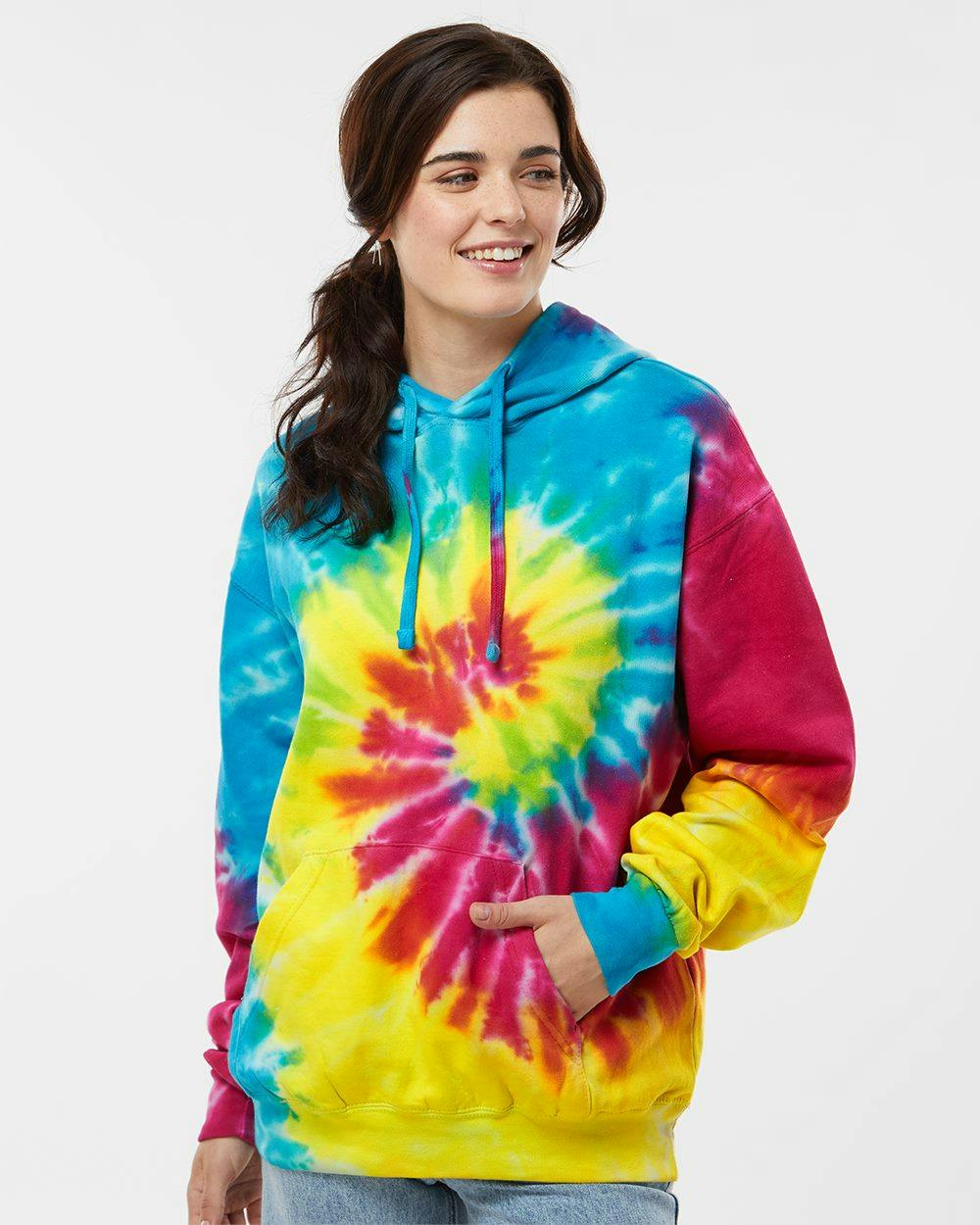 Image for Tie-Dyed Hooded Sweatshirt - 8777