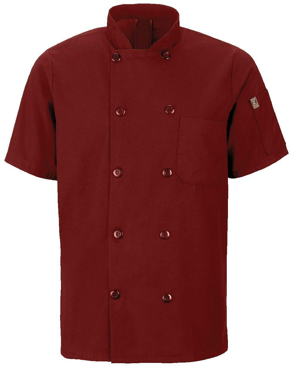 Image for Mimix™ Short Sleeve Chef Coat with OilBlok - 046X