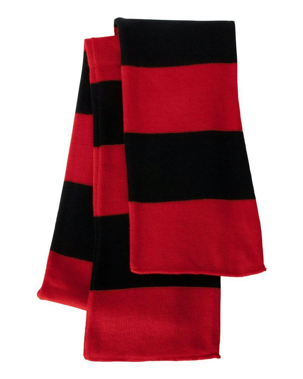 Image for Rugby-Striped Knit Scarf - SP02