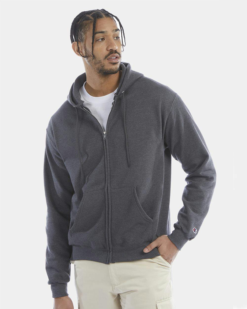 Image for Powerblend® Full-Zip Hooded Sweatshirt - S800