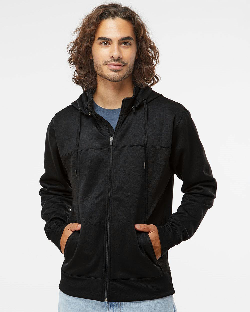 Image for Poly-Tech Full-Zip Hooded Sweatshirt - EXP80PTZ