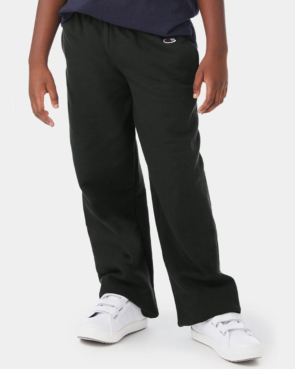 Image for Powerblend® Youth Open-Bottom Sweatpants with Pockets - P890