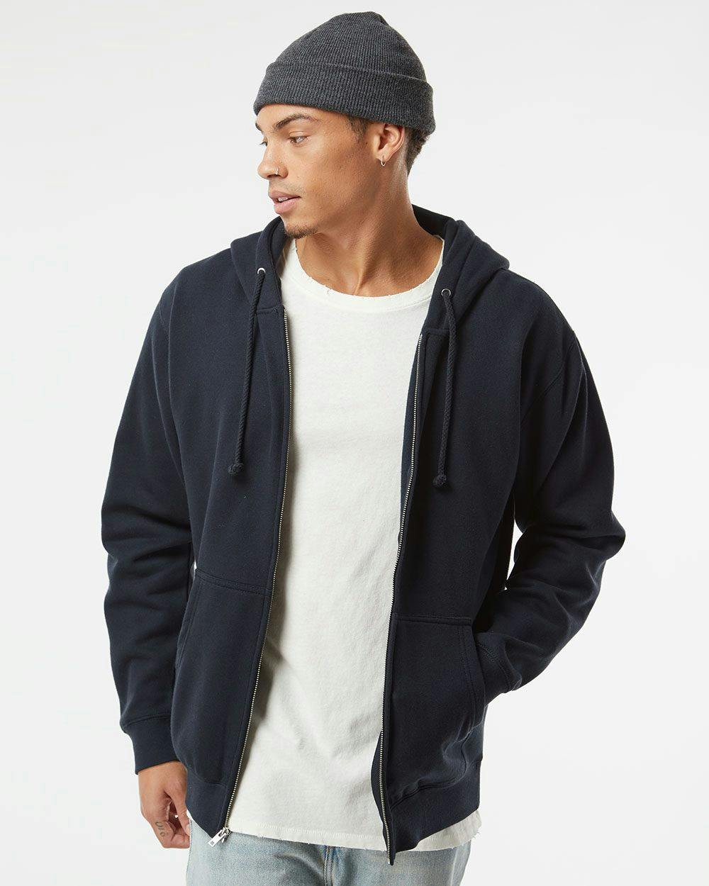 Image for Heavyweight Full-Zip Hooded Sweatshirt - IND4000Z