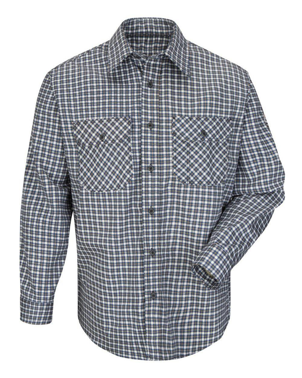 Image for Plaid Long Sleeve Uniform Shirt - SLD6