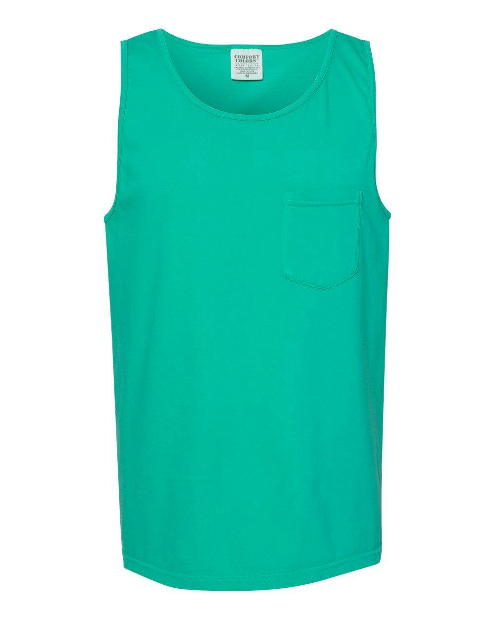 Image for Garment-Dyed Heavyweight Pocket Tank Top - 9330
