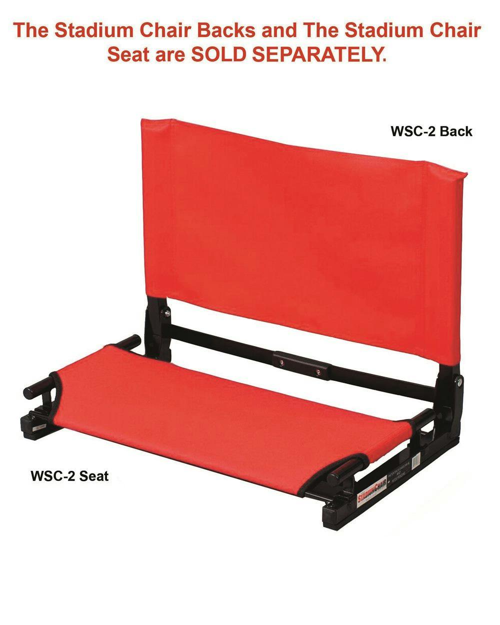 Image for Folding Stadium Seat Wide Chair Seat - WSC2 SEAT