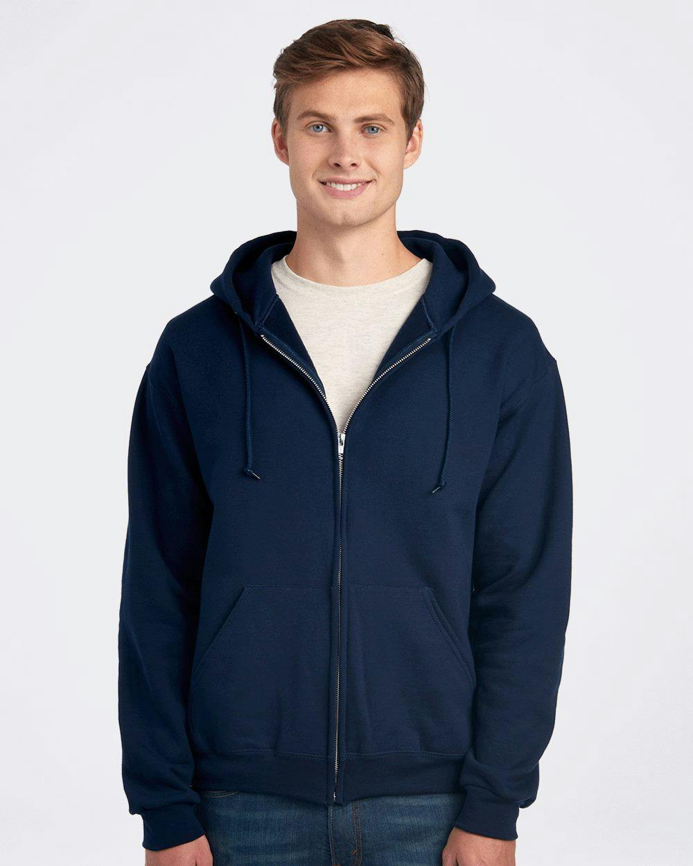 Image for Super Sweats NuBlend® Full-Zip Hooded Sweatshirt - 4999MR