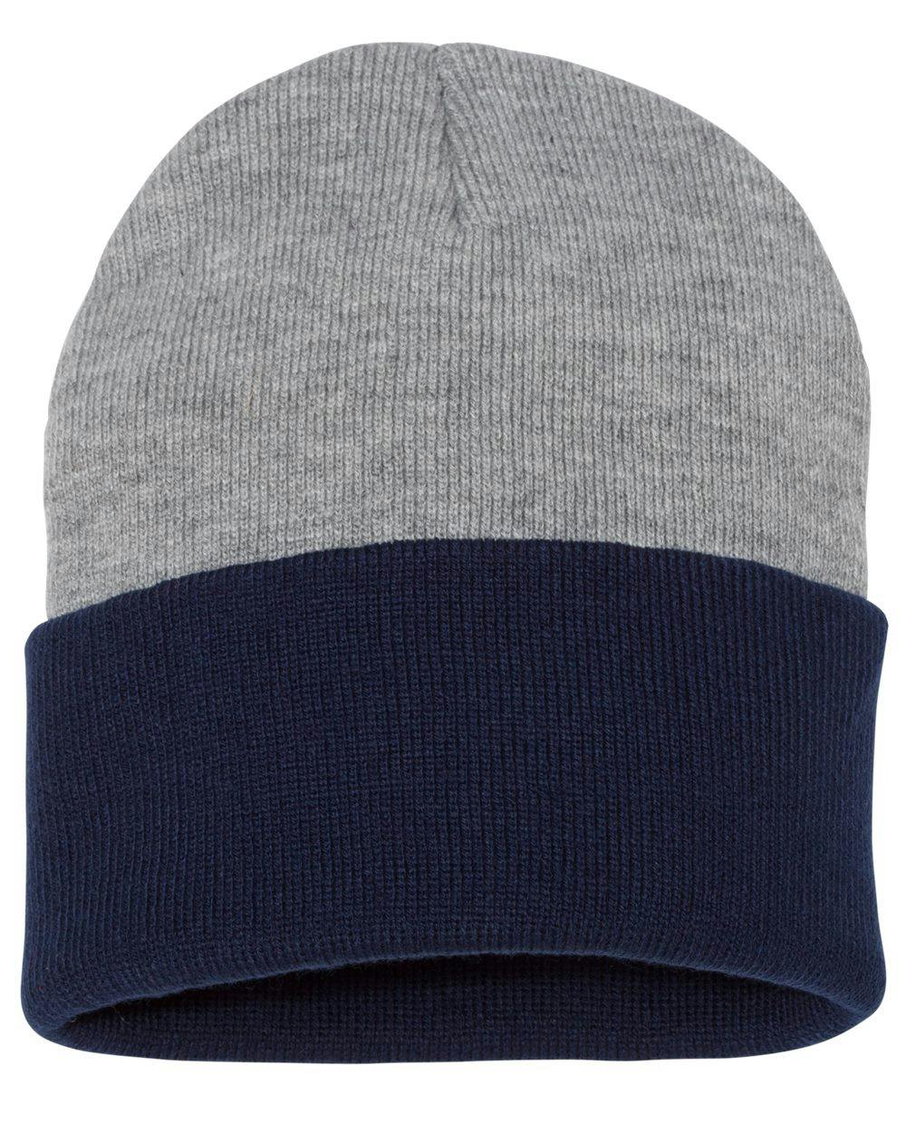 Image for 12" Color Blocked Cuffed Beanie - SP12T
