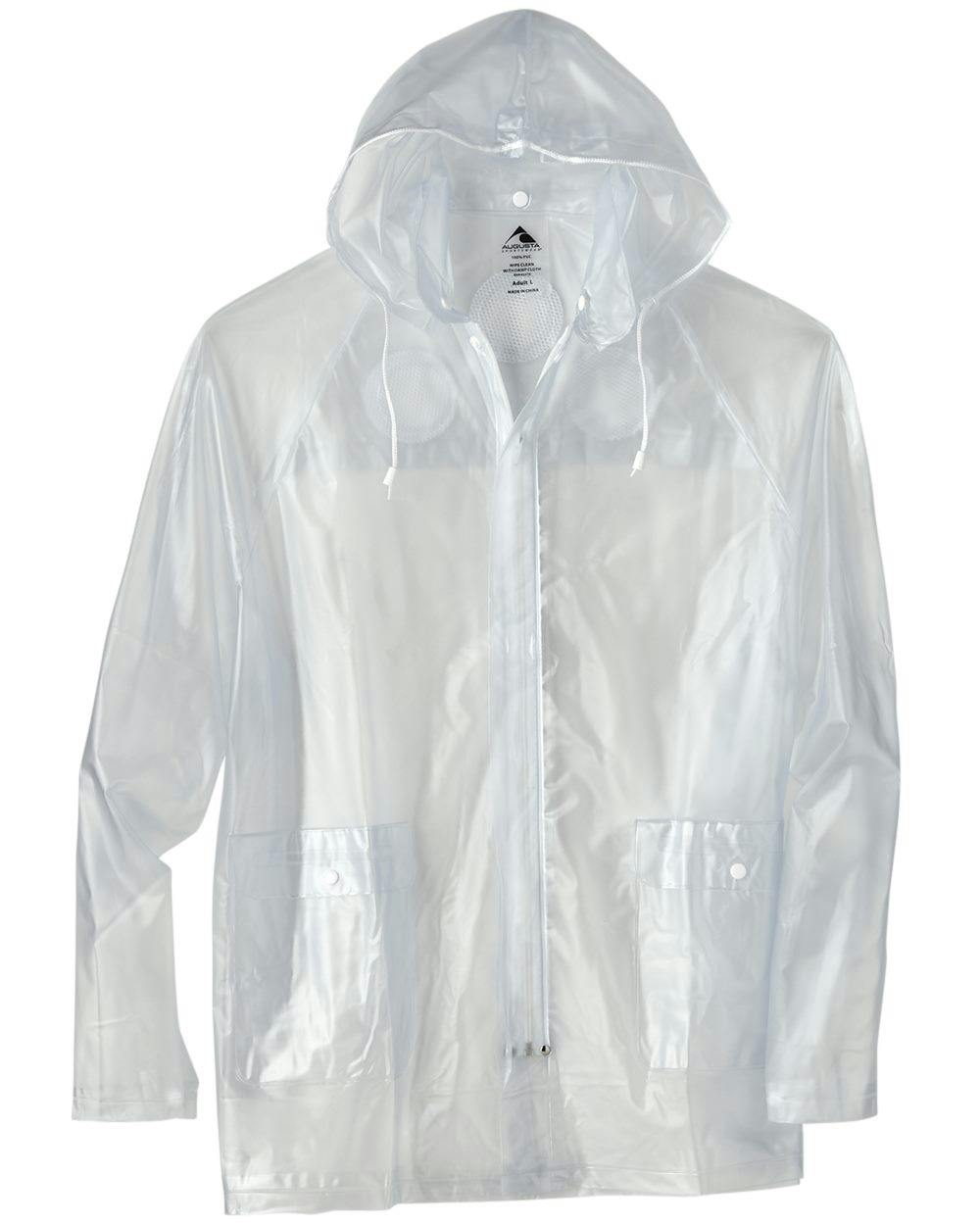 Image for Clear Hooded Rain Jacket - 3160