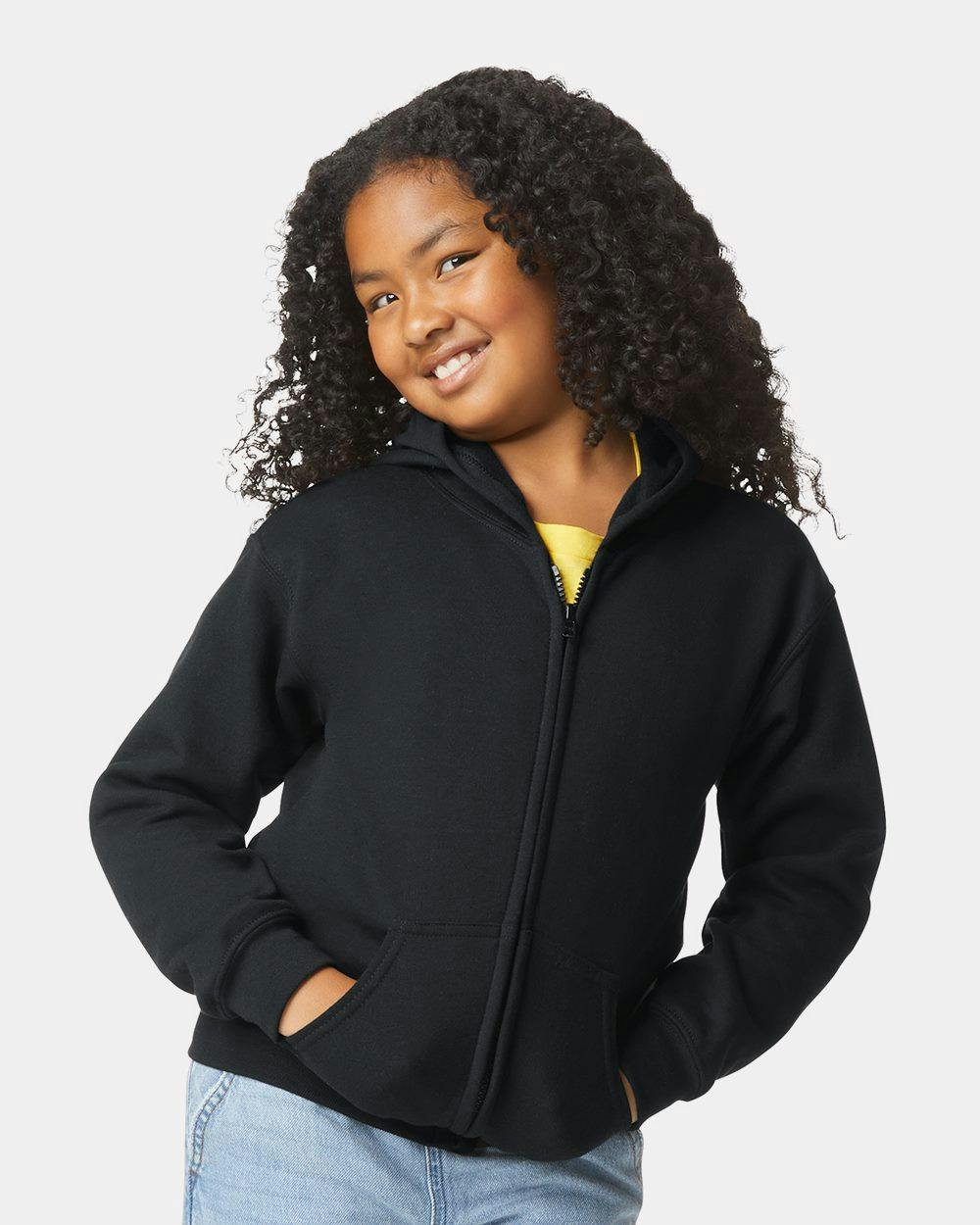 Image for Heavy Blend™ Youth Full-Zip Hooded Sweatshirt - 18600B