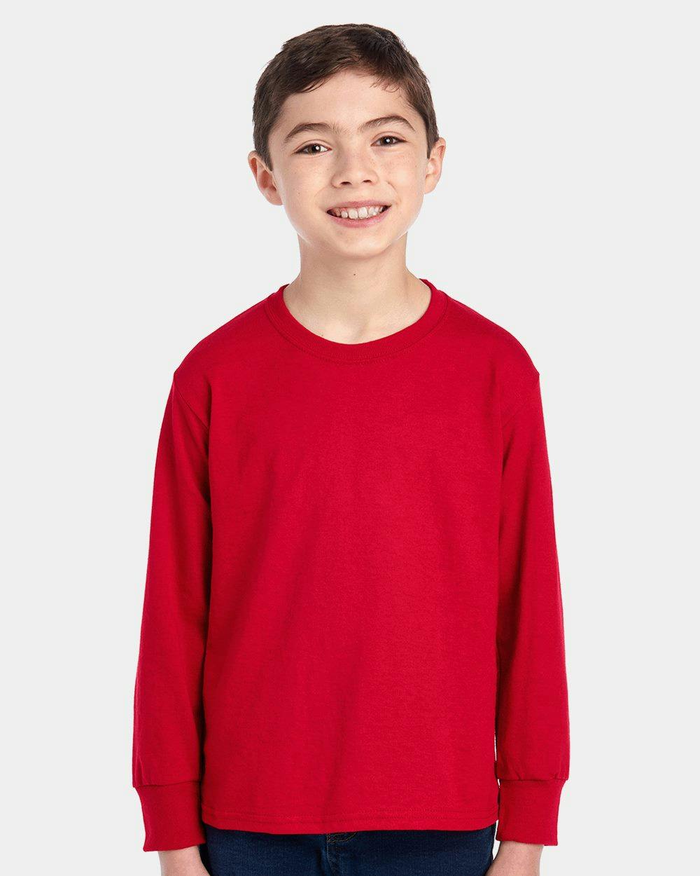 Image for Dri-Power® Youth Long Sleeve 50/50 T-Shirt - 29BLR