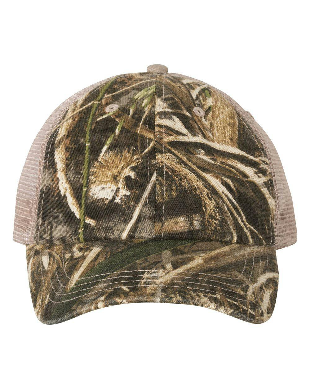 Image for Licensed Camo Washed Mesh Cap - LC101V