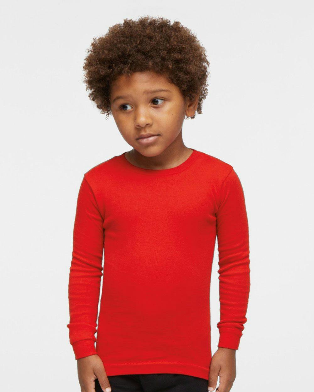 Image for Toddler Baby Rib Pajama Long Sleeve Top - 201Z