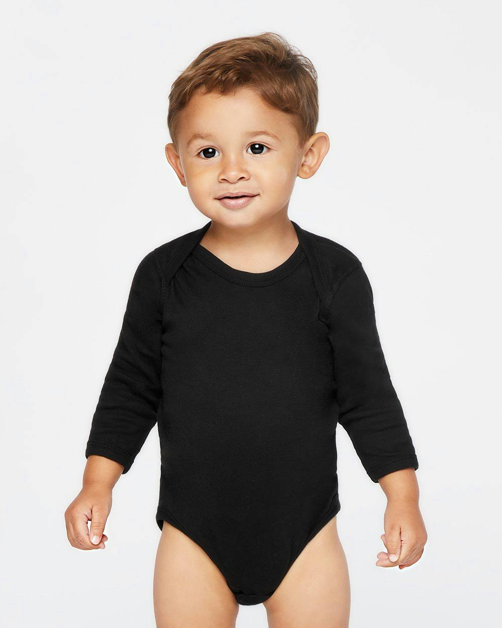 Image for Infant Long Sleeve Baby Rib Bodysuit - 4411