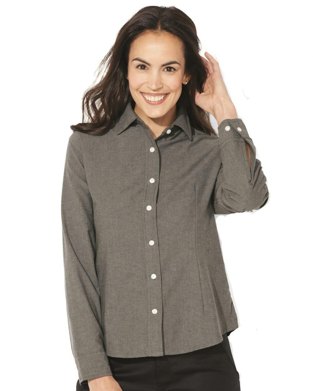 Image for Women's Long Sleeve Stain Resistant Oxford Shirt - 5233