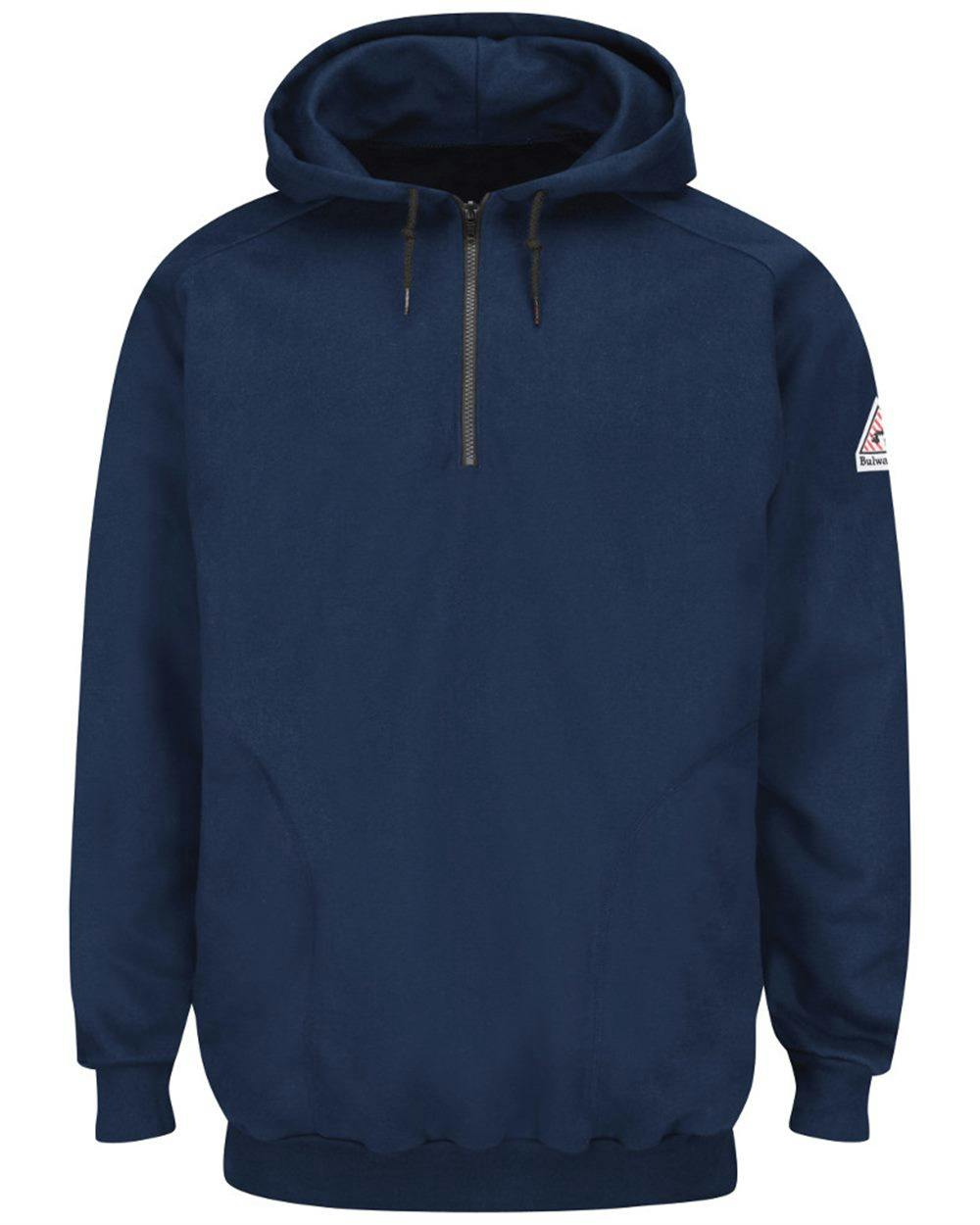 Image for Pullover Hooded Fleece Sweatshirt Quarter-Zip - SEH8