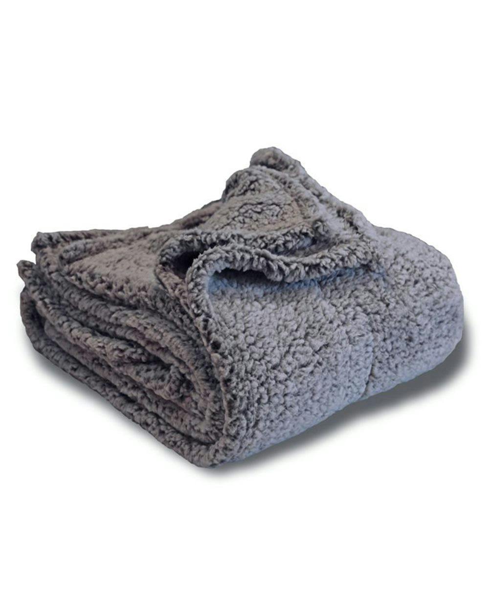 Image for Frosted Sherpa Blanket - 8729