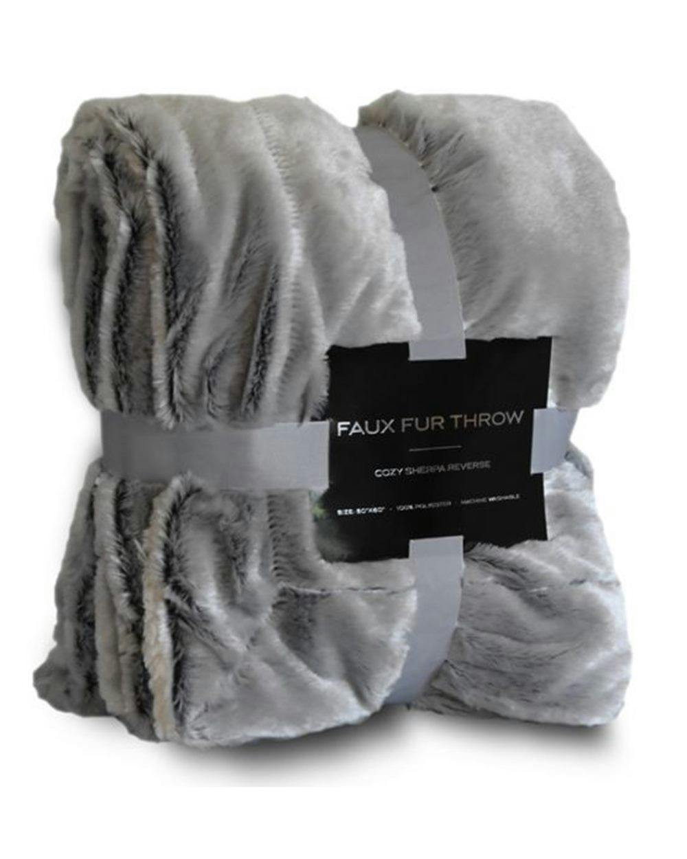 Image for Faux Fur Throw - 8730