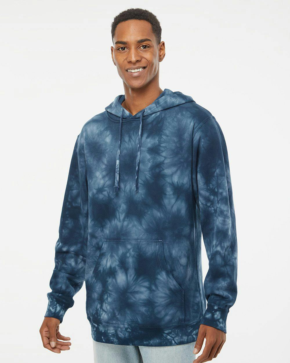 Image for Midweight Tie-Dyed Hooded Sweatshirt - PRM4500TD