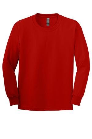 Image for Gildan - Youth Ultra Cotton 100% US Cotton Long Sleeve T-Shirt. 2400B