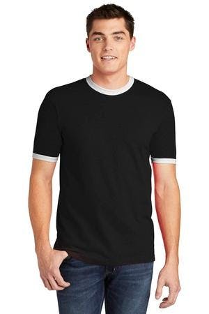 Image for American Apparel Fine Jersey Ringer T-Shirt. 2410W