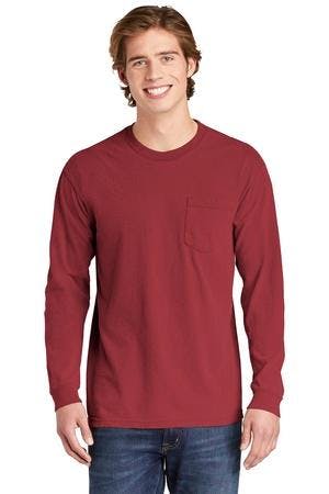 Image for COMFORT COLORS Heavyweight Ring Spun Long Sleeve Pocket Tee. 4410