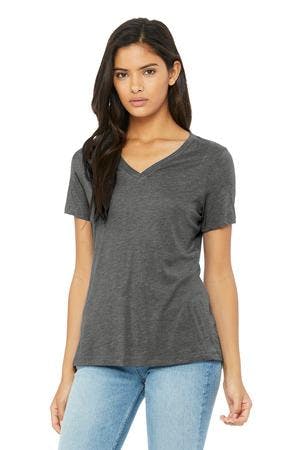Image for BELLA+CANVAS Women's Relaxed Triblend V-Neck Tee BC6415