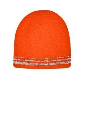 Image for CornerStone Lined Enhanced Visibility with Reflective Stripes Beanie CS804