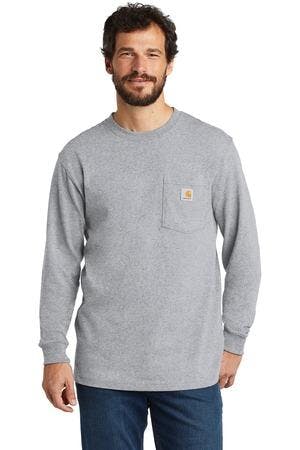 Image for Carhartt Workwear Pocket Long Sleeve T-Shirt. CTK126