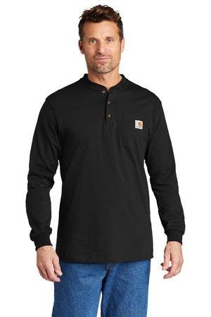 Image for Carhartt Long Sleeve Henley T-Shirt CTK128